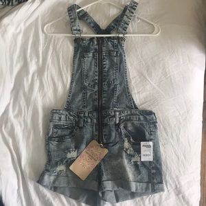 Charolette Russe Denim Romper